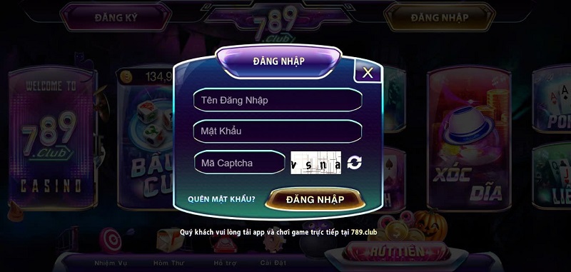 đăng nhập 789Club